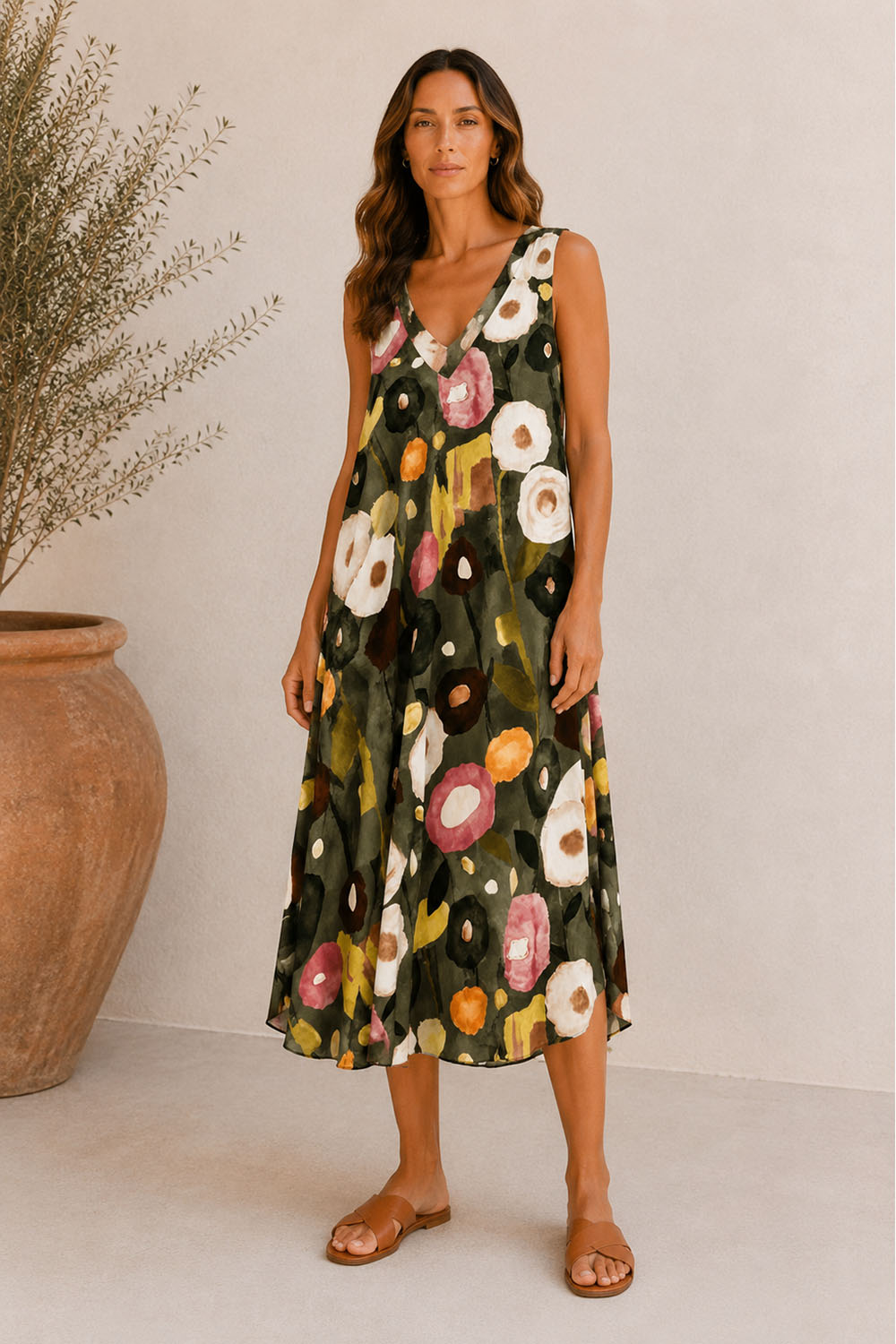 ABITO FIORI GRANDI